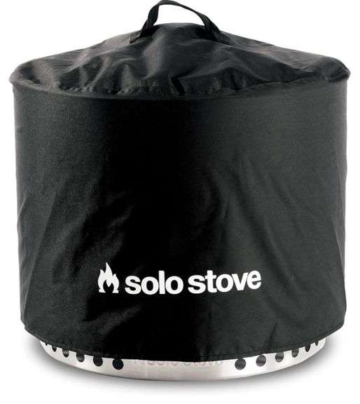 Solo Stove Bonfire Shelter - Weather-Resistant Round Cover for Solo Stove Bonfire Fire Pit and Accessories - PVC-Coated Polyester with Aluminum Reinforcement - Waterproof Year-Round Protection
