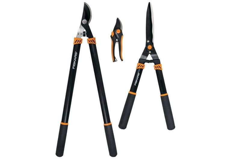 Fiskars Rugg Heirloom Carbon Steel Bypass Lopper/Pruner Set