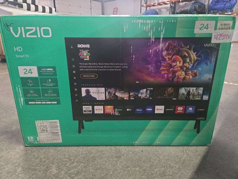 VIZIO 24" V Series LED Smart HD TV 720p BT Works with Airplay 2 & Google Cast VHD24M-0810