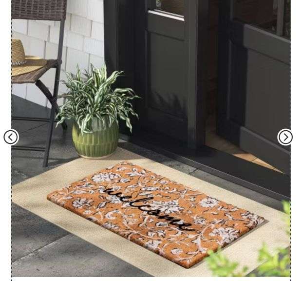 30in x 50in Natural Woven Rectangular Braided Outdoor Accent Rug Heathered Cream - Threshold™