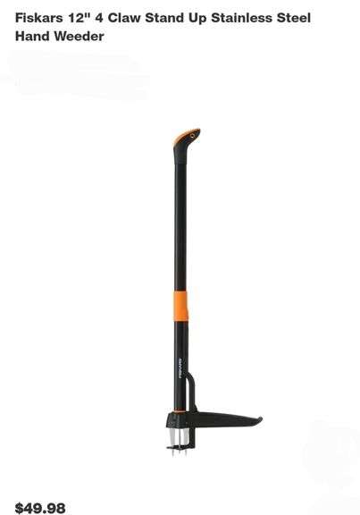 Read! Fiskars 4-Claw Stand-Up Weeder