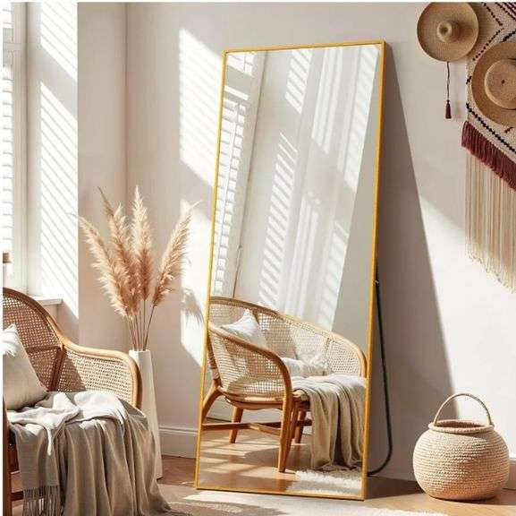 18"x58" Simple Deluxe Aluminum Frame Mirror