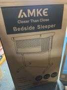 AMKE Baby Bassinets, Bedside Sleeper,All mesh, grey