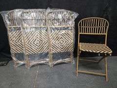 4pc Aster Outdoor Patio Folding Chairs