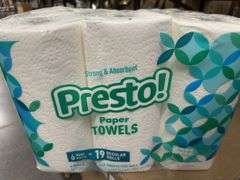 Presto! Strong & Absorbent paper towels , 6 rolls