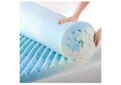 ZINUS 1.5 Inch Swirl Gel Cooling Memory Foam Mattress Topper, Smaller, More Convenient WonderBox Packaging, Cooling, Airflow Design, CertiPUR-US Certified, Full