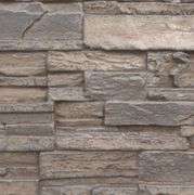 EverStone Cascade Faux Stone Panel, 48 5/8"W x 24 3/4"H x 1 1/4"D, Boardwalk Bay Color