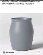 Speckled Composite Indoor/Outdoor Planter 16"x20"