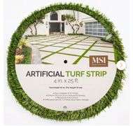 (3) 0.33 ft. x 25 ft. Emerald Green Artificial Turf Strip