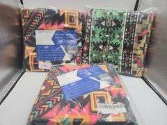 (3) King Size 3pc Duvet Cover Sets