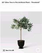 Threshold 30" Olive Tree in Pot Artificial Plant