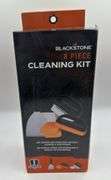 Blackstone 5463 Cleaning Tool Kit (8 Pieces) BBQ Grill Flat Top Indoor/Outdoor Accessories-1 Stainless Steel Griddle Scraper, 3 Scouring Pads, 2 Pumice Stone with Handle, Black, Orange, Silver