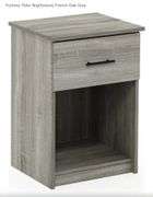 Furinno Tidur Nightstand, French Oak Grey