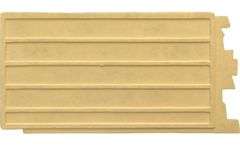 EverStone Cascade Faux Stone Panel, 48 5/8"W x 24 3/4"H x 1 1/4"D, Boardwalk Bay Color