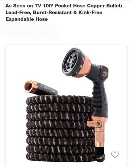 100' Pocket Hose 3/4" Diameter