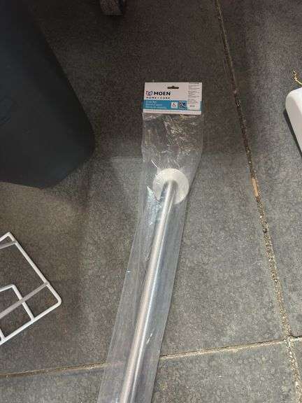 Misc lot - see pictures , Rubbermaid wastebasket, Moen grab bar and more…