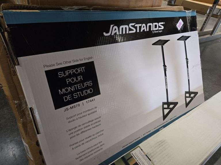 Ultimate Support JS-MS70 JamStands Series Studio Monitor Stands (Pair)