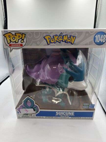 Funko Pop Jumbo: Suicune - 10" Jumbo - Amazon Exclusive - Pokemon - 2025 WonderCon Comic Con - Collectable Vinyl Figure - Official Merchandise