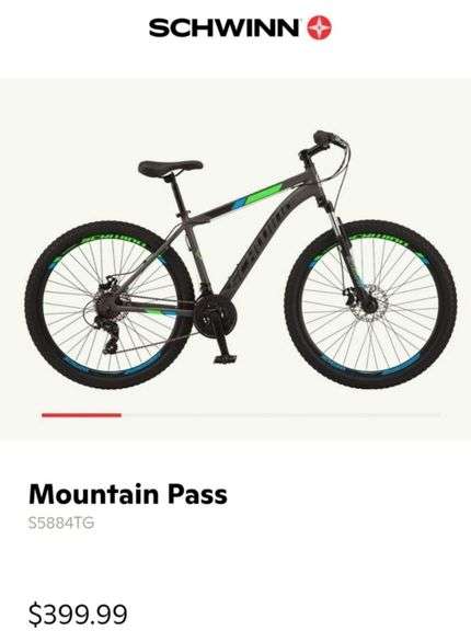 27.5" Schwinn Mountain Pass Bike