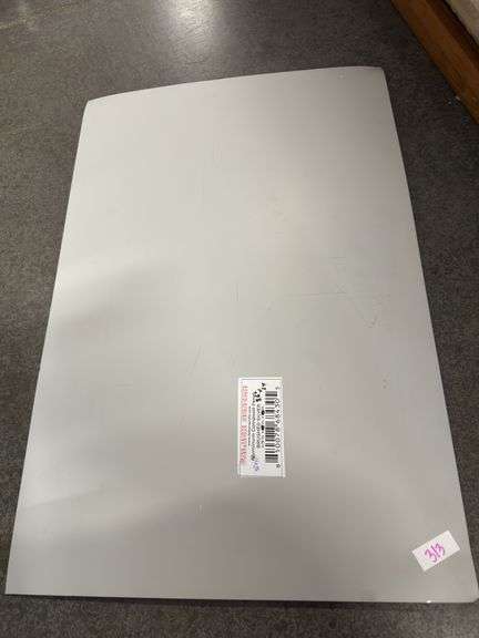 24 in. x 36 in. x 1/8 in. Thick Aluminum Composite ACM Brushed Silver Sheet