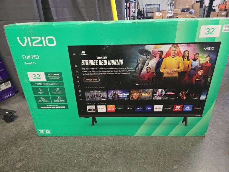 VIZIO Smart TV 32-inch 1080p, DTS Virtual X, Google Cast, Alexa Compatible, Bluetooth Audio