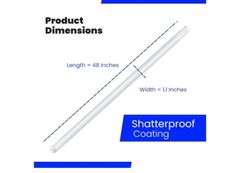 Feit Electric T8 LED Bulbs 4 Foot, 32 Watt Equivalent, Type A Tube Light, Plug & Play, T8 or T12 LED Fluorescent Replacement, Frosted, T48/830/LEDG2/4, 3000K Warm White, (Pack of 4)