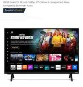 VIZIO Smart TV 32-inch 1080p, DTS Virtual X, Google Cast, Alexa Compatible, Bluetooth Audio