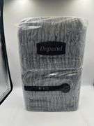 (2) Depend Fresh Protection Incontinence Underwear for Men, Adult Diapers, Large, 36 Count in each