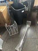 Misc lot - see pictures , Rubbermaid wastebasket, Moen grab bar and more…