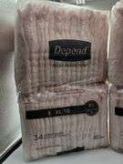 (2) Depend Fresh Protection Underwear Size XL 34ct Each