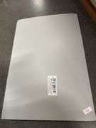 24 in. x 36 in. x 1/8 in. Thick Aluminum Composite ACM Brushed Silver Sheet