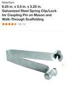 1 Box MetalTech Coupling Pin with Spring Lock 25ct & 1 Box of MetalTech Spring Locks 25ct