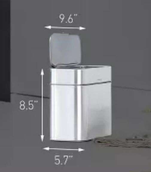 simplehuman 4L Compost Caddy Bin with Magnetic Docking Steel