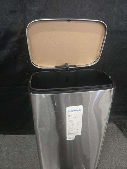 Read! Stainless Steel Step Trash Can 11.8 Gallon