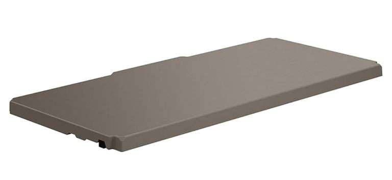 Suncast 38" Platinum Storage Cabinet Shelf for Mega Tall Storage Cabinet, 17.5" Deep, Steel Reinforced, Compatible with Model BMC8000, Made in The USA