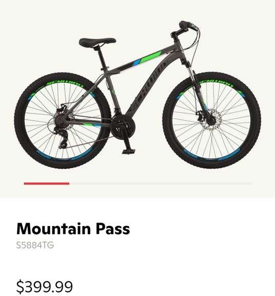 Schwinn Mountain Pass