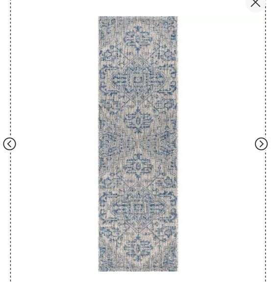 JONATHAN Y Estrella Bohemian Medallion Textured Weave Indoor/Outdoor Area Rug