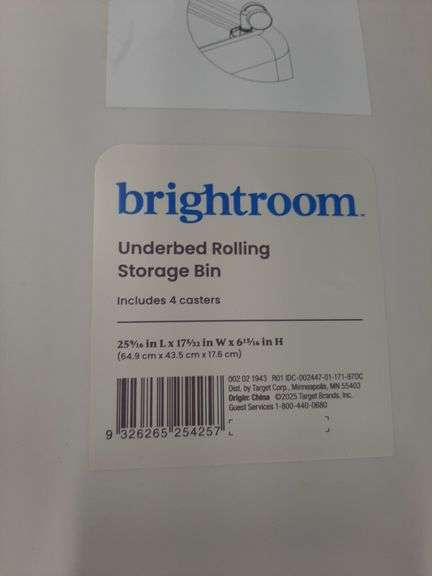 READ!! Frabric Dresser 39.5"H  & Underbed Rolling Storage Bin