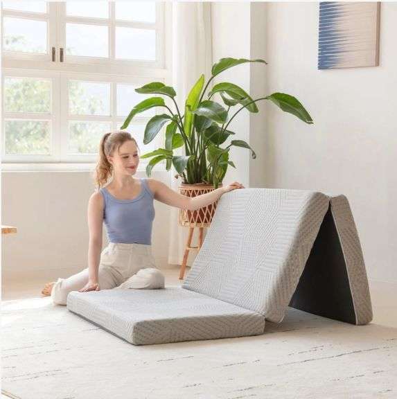 Memory Foam Tri Fold Topper Full Size