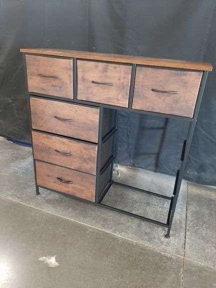 READ!! Frabric Dresser 39.5"H  & Underbed Rolling Storage Bin