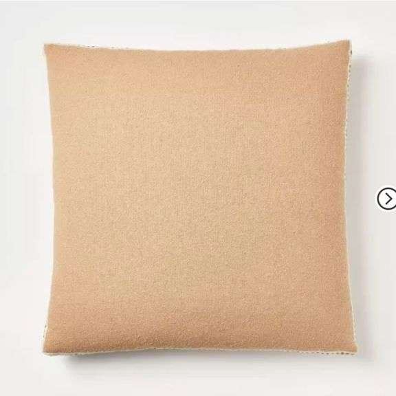 (2) Oversized Woven Striped Square Throw Pillow - Threshold