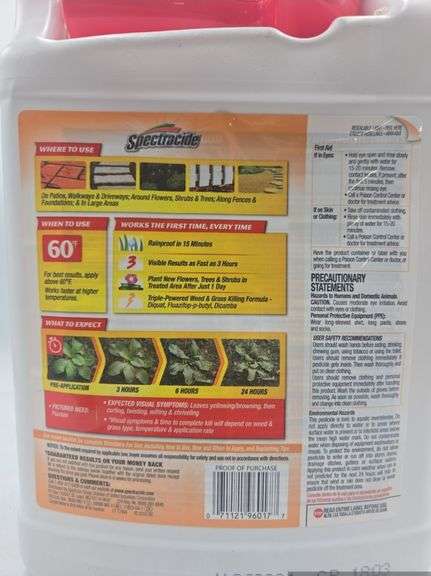 Spectracide Weed & Grass Killer 128floz