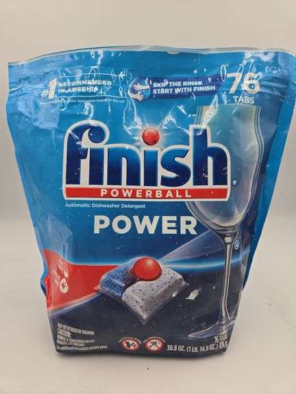 Finish Powerball Power Dishwasher Tabs 76ct