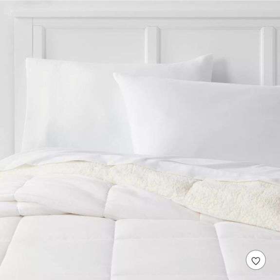 (3) Room Essentials Twin/XL Comforters(White, Grey, Blue)
