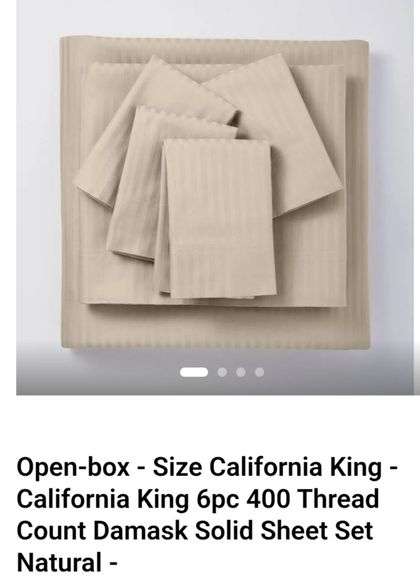 Cali King Size 6pc Sheet Set