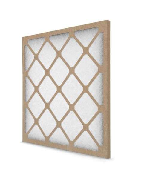 Set of 12 Mann+Hummel 24x24x1 Fiberglass One Side Die Cut