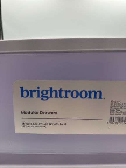Modern Short Narrow Drawer White 1pc - Brightroom™
