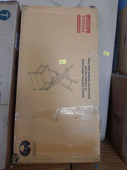 American Trails Extra-Wide Premium 30" Director's Chair Black Frame with Black Canvas, Bar Height