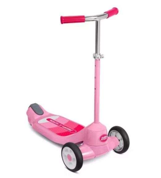 Radio Flyer Grow With Me Beginner Kids' Kick Scooter, pink