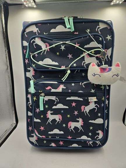 Read! Kid's 18" Unicorn Carry On Suitcase